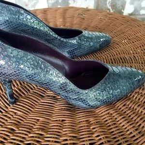 Stuart Weitzman Snakeskin Pumps